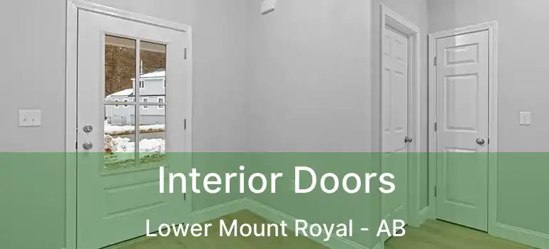  Interior Doors Lower Mount Royal - AB