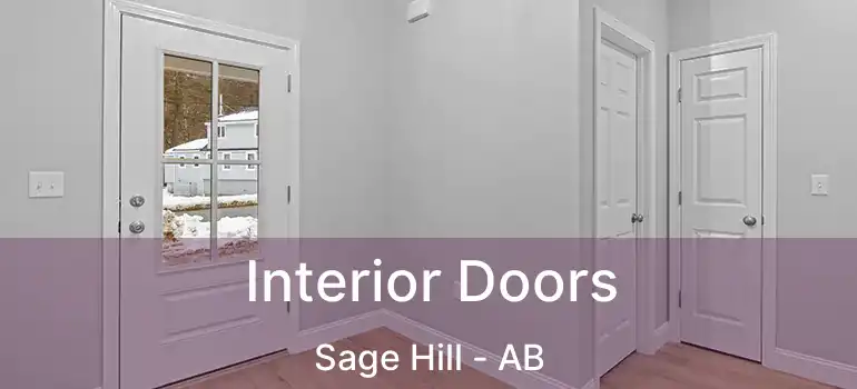  Interior Doors Sage Hill - AB