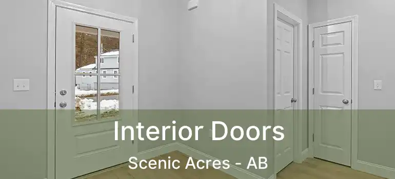  Interior Doors Scenic Acres - AB