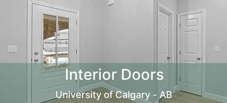  Interior Doors University of Calgary - AB