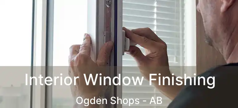  Interior Window Finishing Ogden Shops - AB