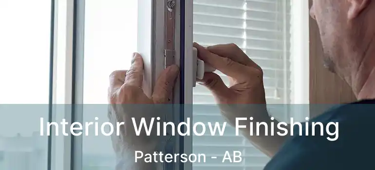  Interior Window Finishing Patterson - AB