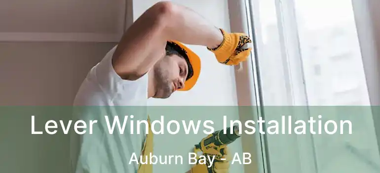  Lever Windows Installation Auburn Bay - AB