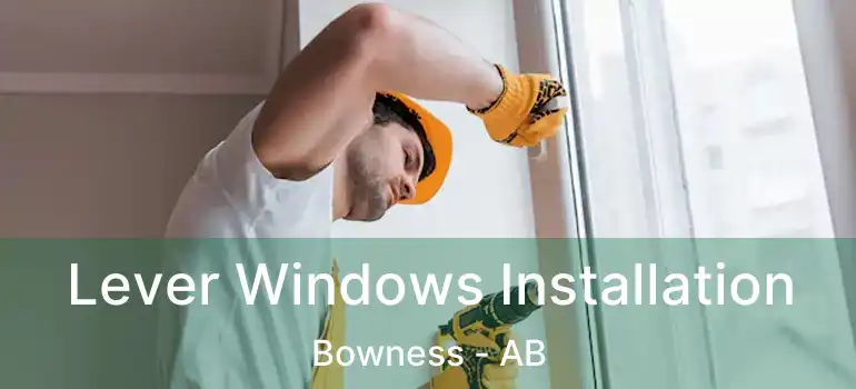  Lever Windows Installation Bowness - AB
