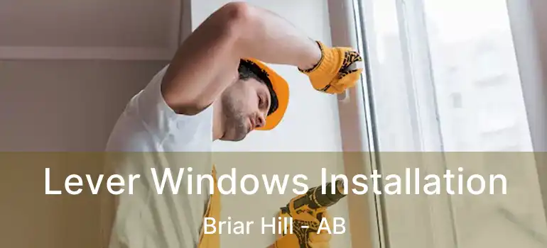  Lever Windows Installation Briar Hill - AB
