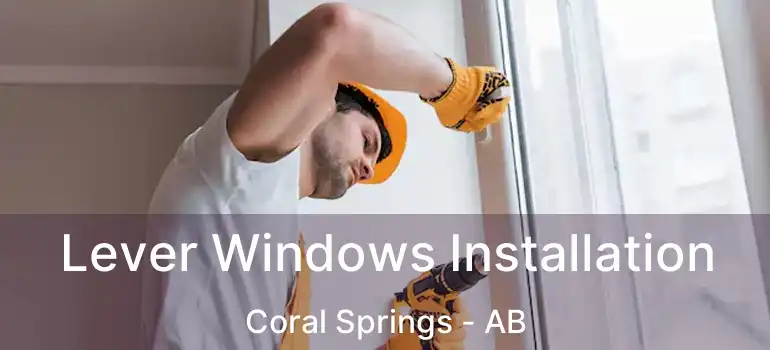  Lever Windows Installation Coral Springs - AB