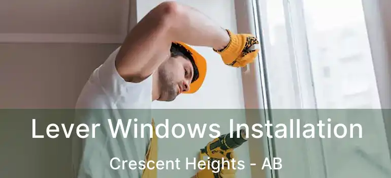  Lever Windows Installation Crescent Heights - AB