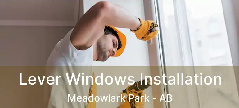  Lever Windows Installation Meadowlark Park - AB
