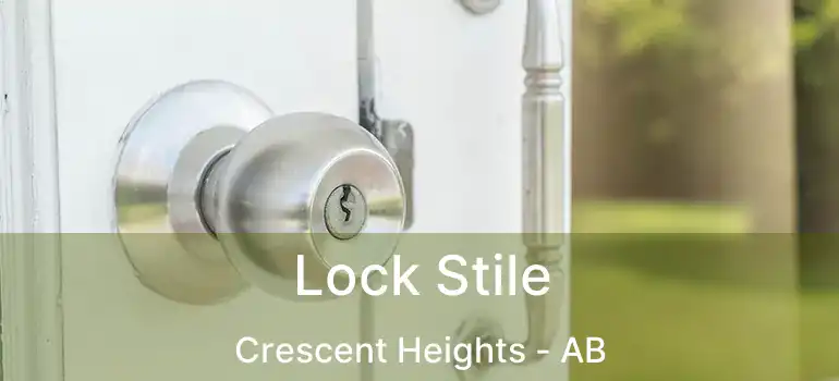  Lock Stile Crescent Heights - AB