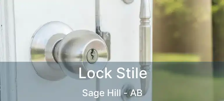  Lock Stile Sage Hill - AB