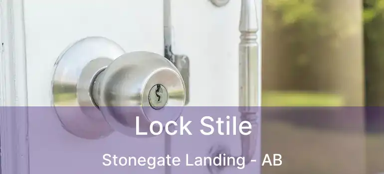  Lock Stile Stonegate Landing - AB