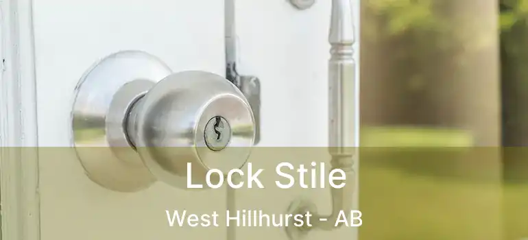  Lock Stile West Hillhurst - AB
