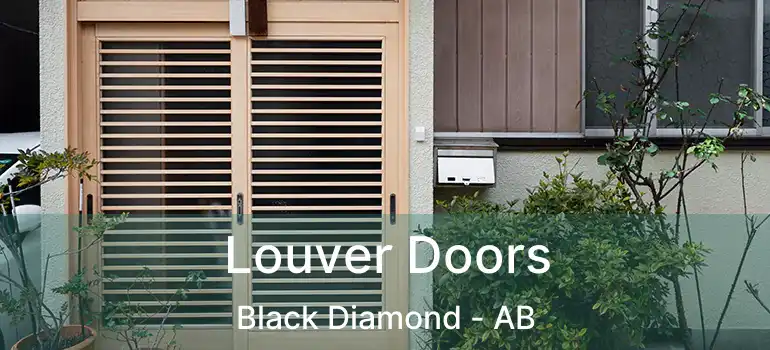  Louver Doors Black Diamond - AB