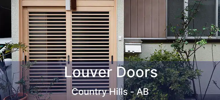  Louver Doors Country Hills - AB