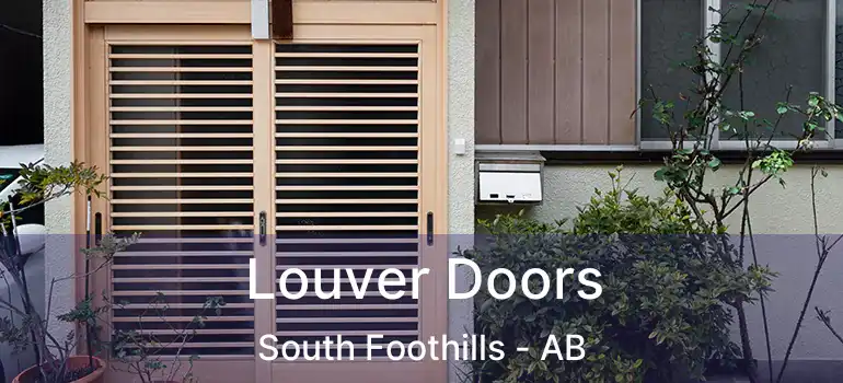  Louver Doors South Foothills - AB