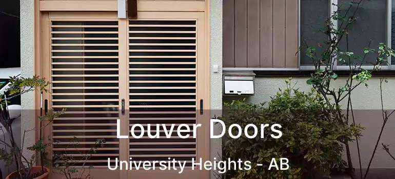  Louver Doors University Heights - AB
