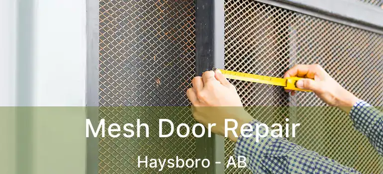  Mesh Door Repair Haysboro - AB