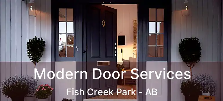  Modern Door Services Fish Creek Park - AB