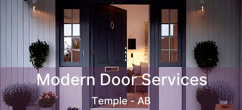 Modern Door Services Temple - AB