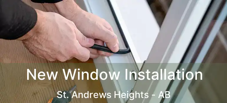  New Window Installation St. Andrews Heights - AB
