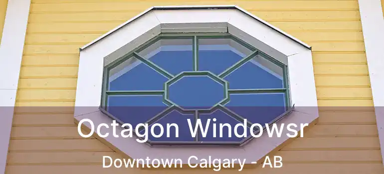  Octagon Windowsr Downtown Calgary - AB