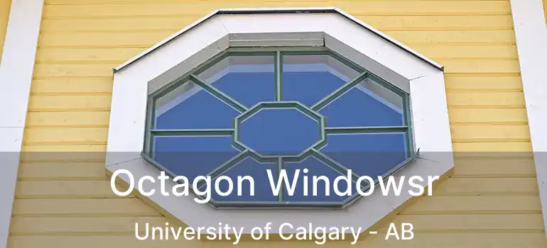  Octagon Windowsr University of Calgary - AB