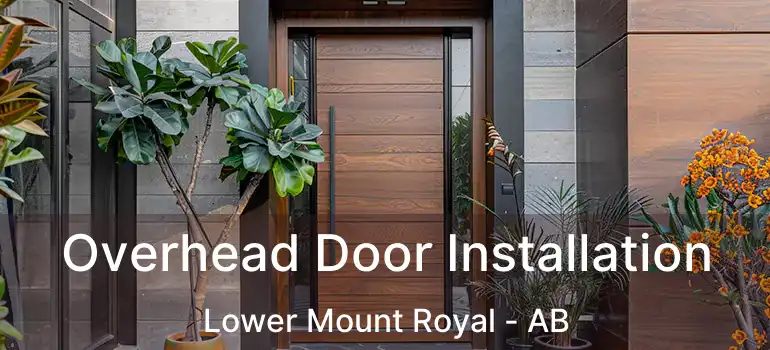  Overhead Door Installation Lower Mount Royal - AB