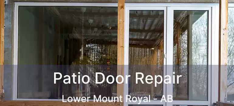  Patio Door Repair Lower Mount Royal - AB