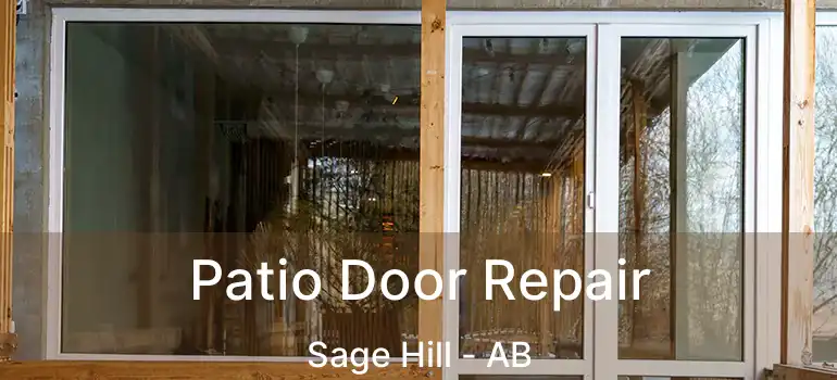  Patio Door Repair Sage Hill - AB