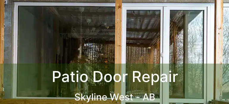  Patio Door Repair Skyline West - AB