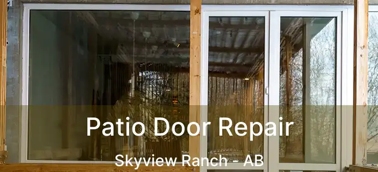  Patio Door Repair Skyview Ranch - AB