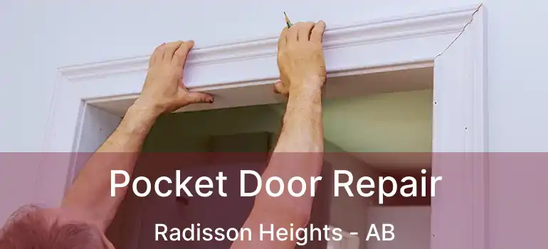  Pocket Door Repair Radisson Heights - AB