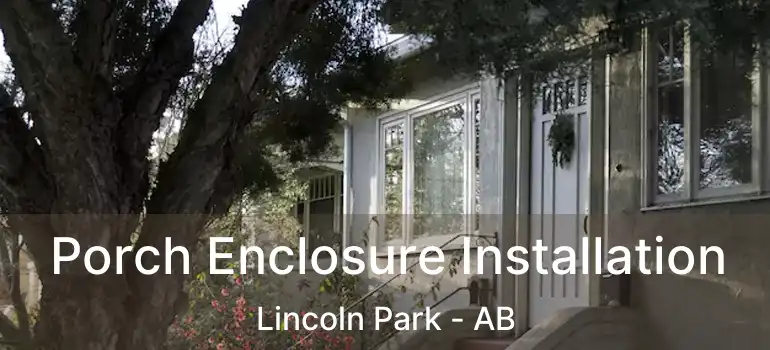  Porch Enclosure Installation Lincoln Park - AB