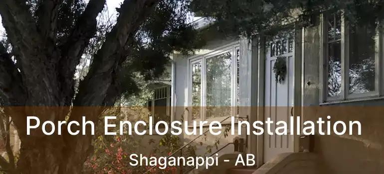  Porch Enclosure Installation Shaganappi - AB