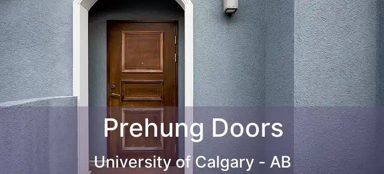  Prehung Doors University of Calgary - AB