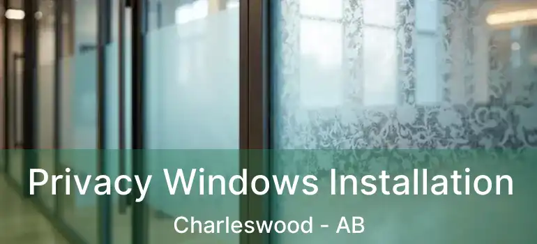  Privacy Windows Installation Charleswood - AB