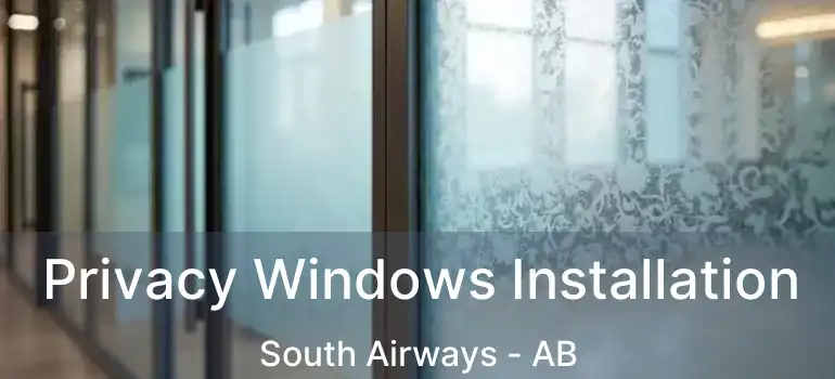  Privacy Windows Installation South Airways - AB