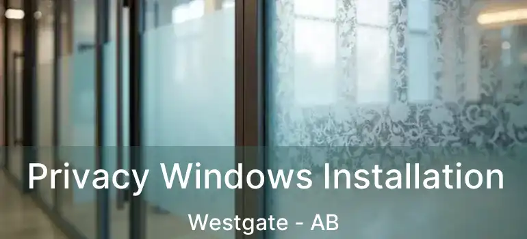  Privacy Windows Installation Westgate - AB