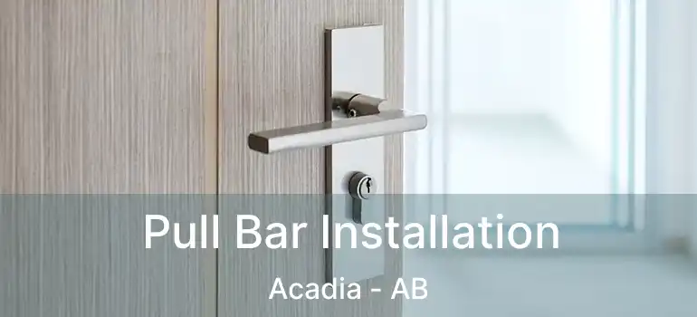  Pull Bar Installation Acadia - AB