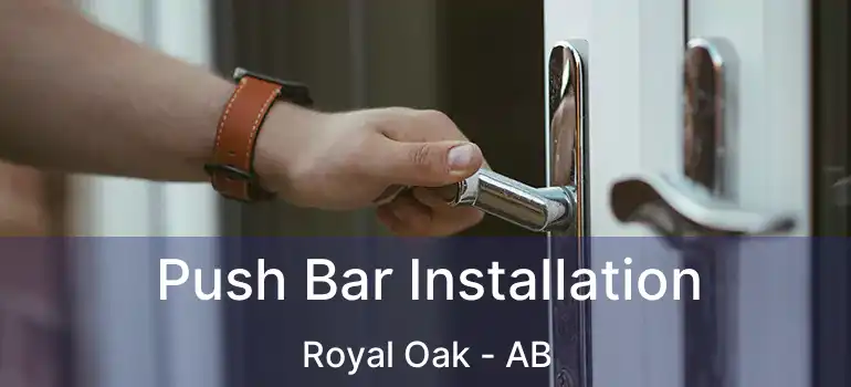  Push Bar Installation Royal Oak - AB