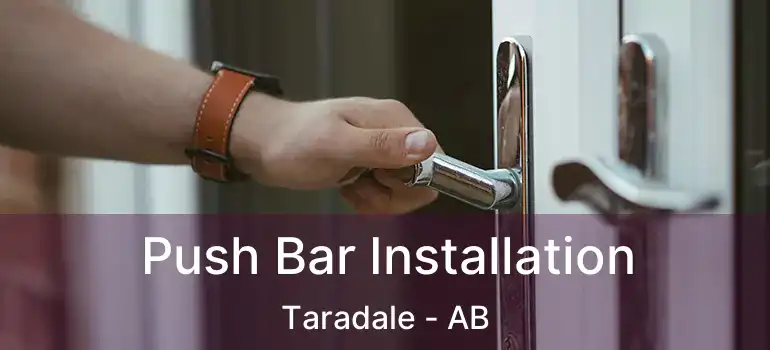  Push Bar Installation Taradale - AB