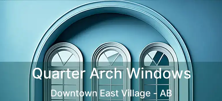 Quarter Arch Windows Downtown East Village - AB