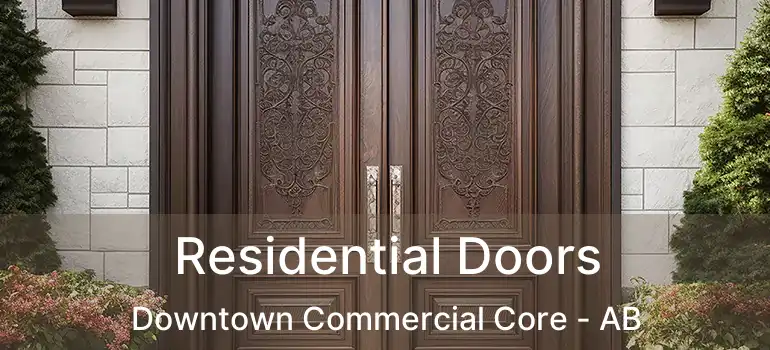  Residential Doors Downtown Commercial Core - AB