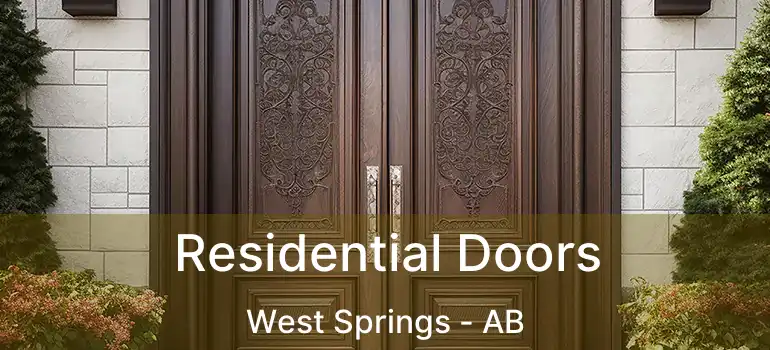 Residential Doors West Springs - AB