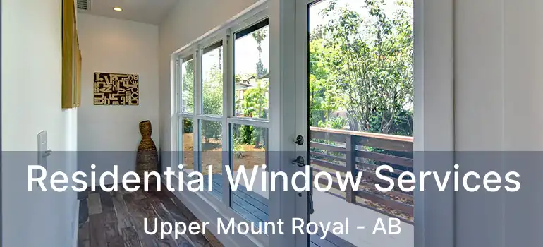  Residential Window Services Upper Mount Royal - AB