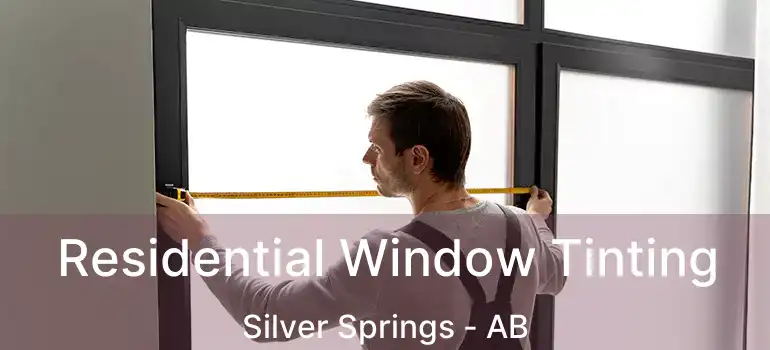  Residential Window Tinting Silver Springs - AB