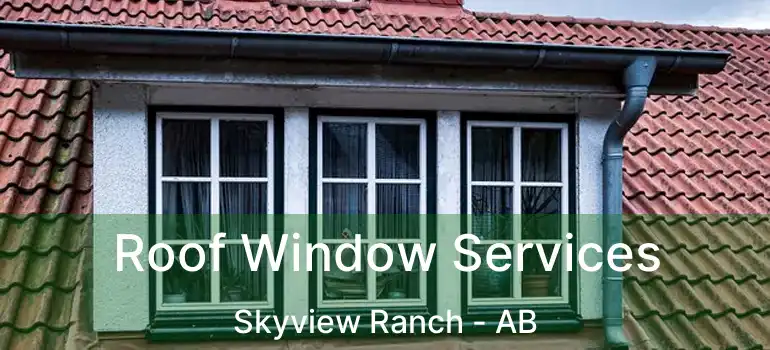  Roof Window Services Skyview Ranch - AB