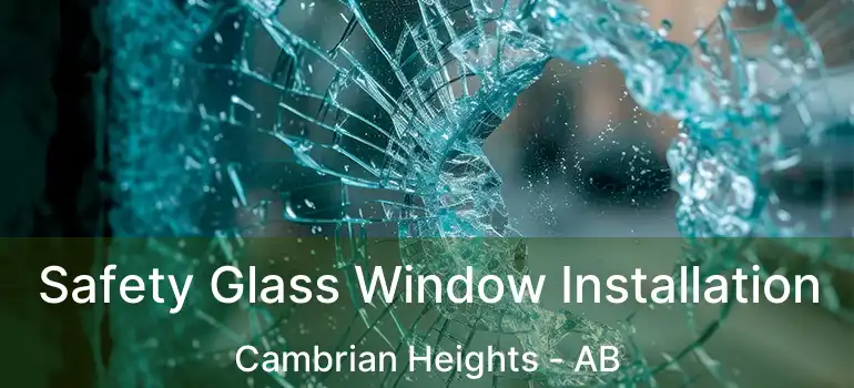  Safety Glass Window Installation Cambrian Heights - AB