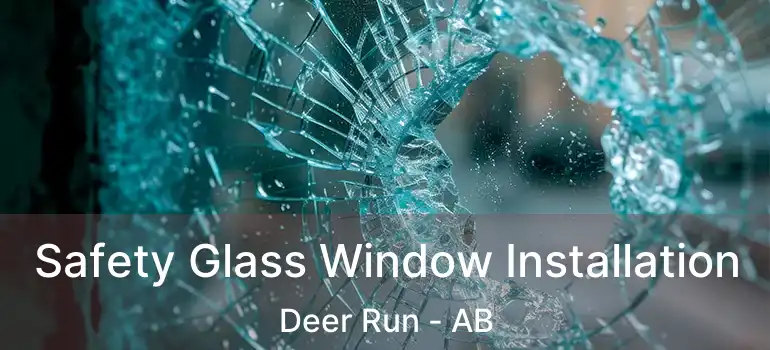  Safety Glass Window Installation Deer Run - AB