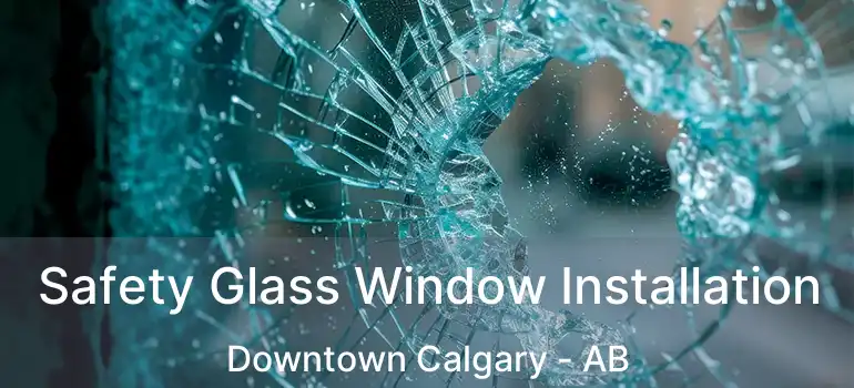  Safety Glass Window Installation Downtown Calgary - AB